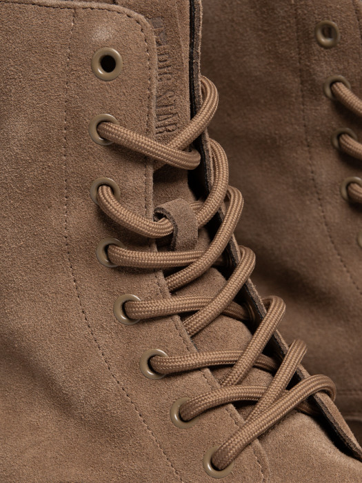 Kožené šnurovacie členkové topánky OO274A188 803